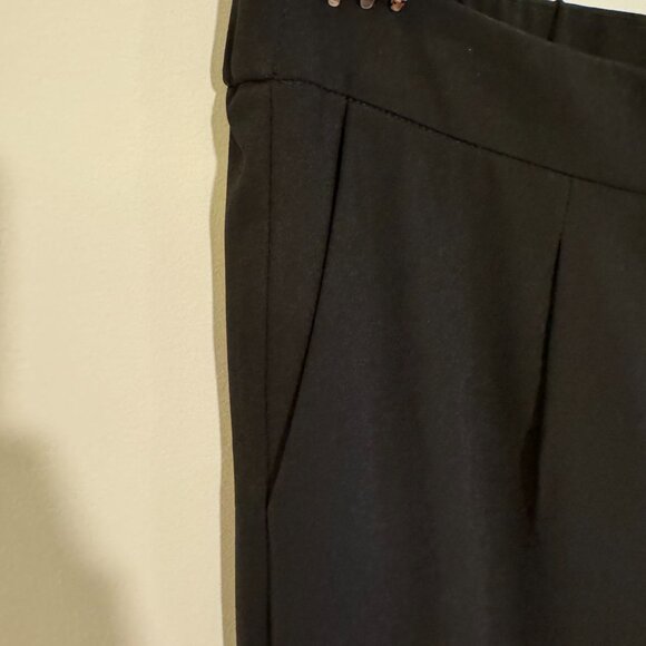 Formal Black Pants with Elastic Waist - Picture 3 of 4